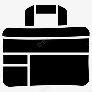 笔记本电脑包商务包织物袋图标