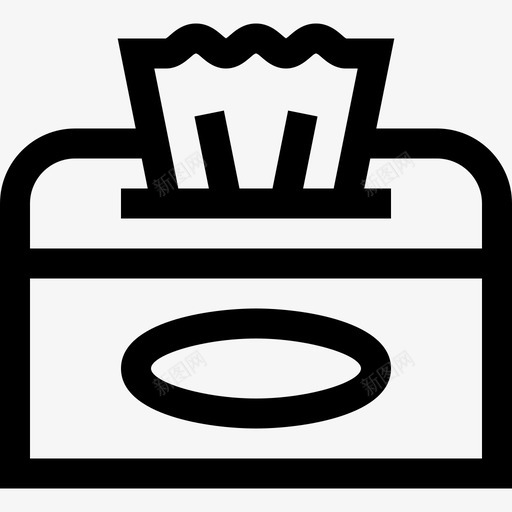纸巾清洁146线性svg_新图网 https://ixintu.com 纸巾 清洁 线性