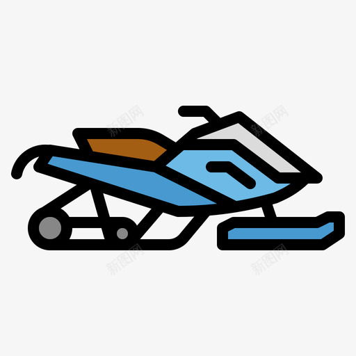 雪地摩托雪橇冬季126线性颜色svg_新图网 https://ixintu.com 雪地 摩托 雪橇 冬季 线性 颜色