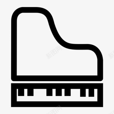 钢琴古典音乐乐器图标