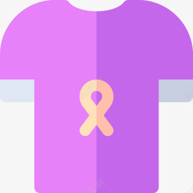 T恤衫世界癌症意识日15平装图标