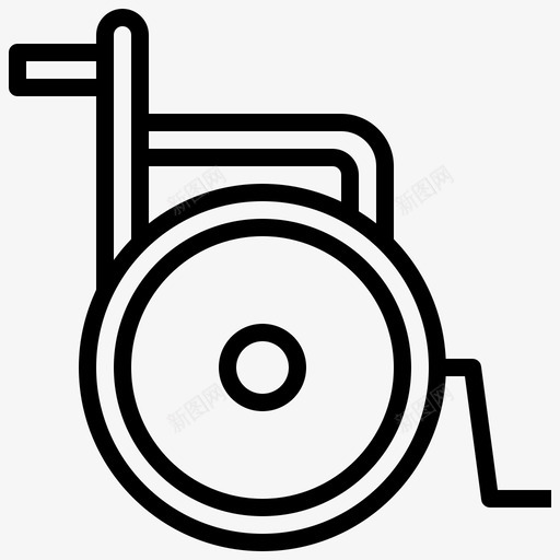 轮椅慈善89直系svg_新图网 https://ixintu.com 轮椅 慈善 直系