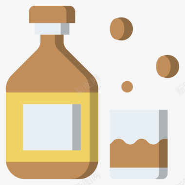 白兰地饮料31平淡图标