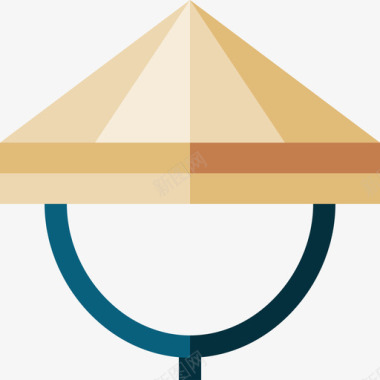 竹帽瓷器70扁平图标