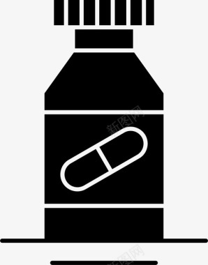 瓶胶囊容器图标