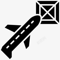 1班空运飞机货物高清图片