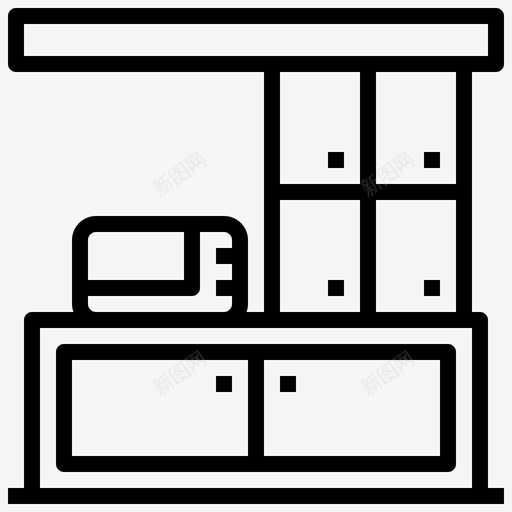 厨房共用工作空间10线性svg_新图网 https://ixintu.com 厨房 共用 工作 空间 线性