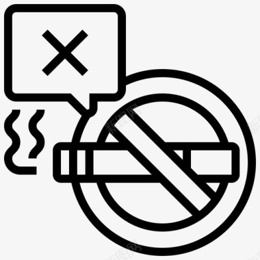 禁止吸烟127号博物馆直系图标
