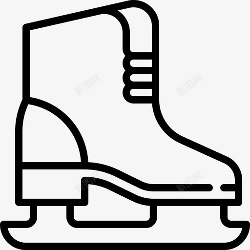 溜冰鞋冬季旅行17直线型svg_新图网 https://ixintu.com 溜冰鞋 冬季 旅行 直线 线型