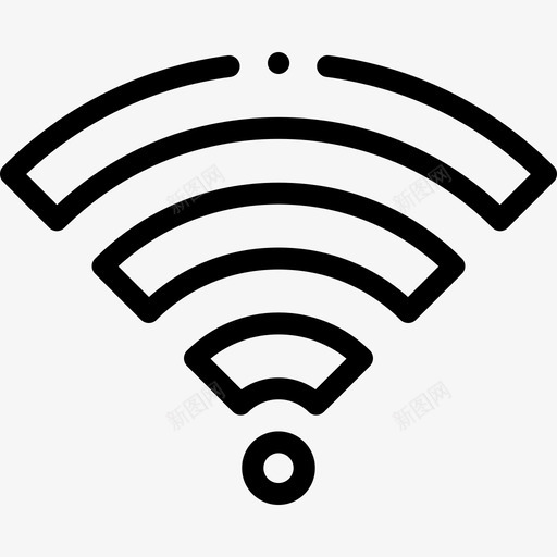 无线信号通信212线性svg_新图网 https://ixintu.com 无线 信号 通信 线性