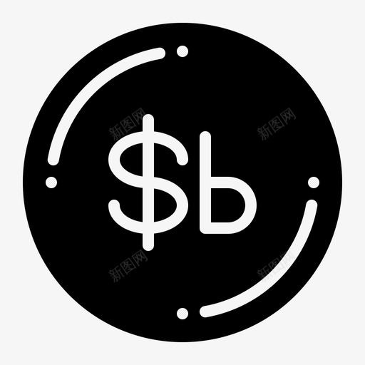 玻利维亚诺货币100字形svg_新图网 https://ixintu.com 玻利维亚 货币 字形