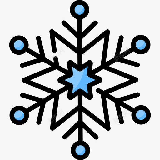 北极色雪片29svg_新图网 https://ixintu.com 北极 雪片