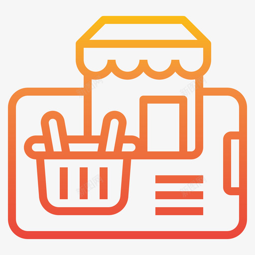 商店数字营销160梯度svg_新图网 https://ixintu.com 商店 数字 营销 梯度