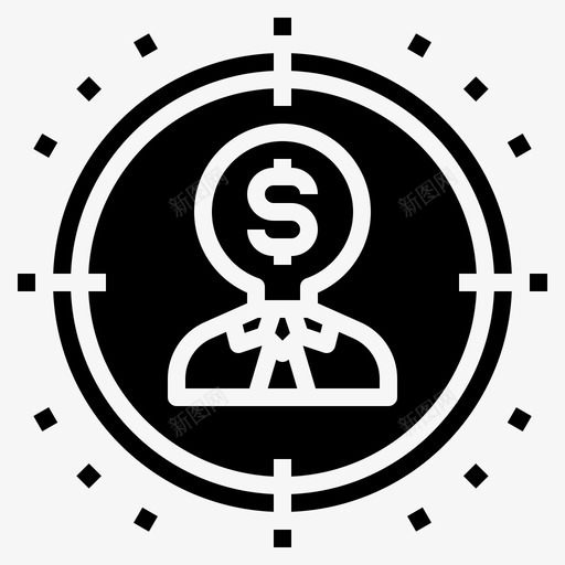 目标业务和财务4填充svg_新图网 https://ixintu.com 目标 业务 财务 填充