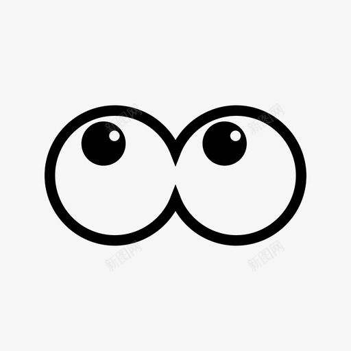 眼睛滑稽的看svg_新图网 https://ixintu.com 眼睛 滑稽