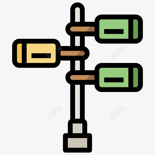 路标10号高速公路线形颜色svg_新图网 https://ixintu.com 路标 10号 高速公路 线形 颜色