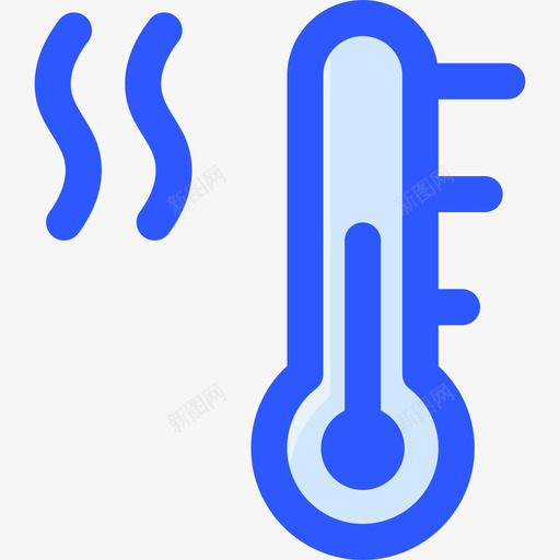 温度计天气299蓝色svg_新图网 https://ixintu.com 温度计 天气 蓝色