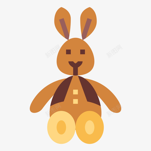 玩偶玩具28扁平svg_新图网 https://ixintu.com 玩偶 玩具 扁平