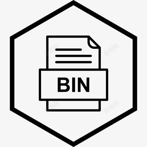 bin文件文件文件类型格式svg_新图网 https://ixintu.com 文件 bin 格式 类型 41种