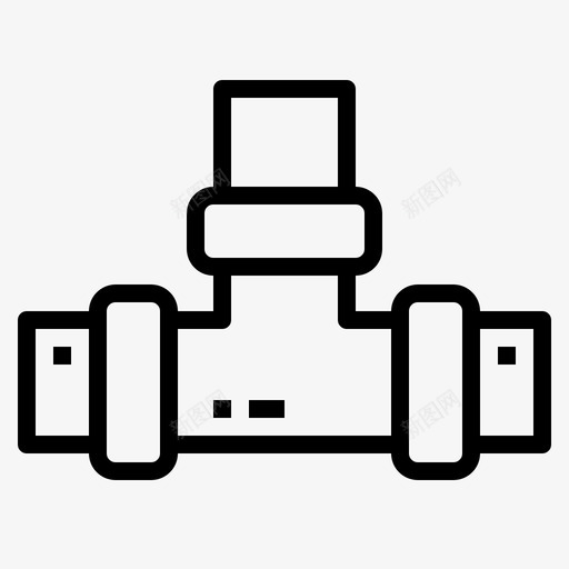 管道管道工工具12线性svg_新图网 https://ixintu.com 管道 管道工 工具 线性