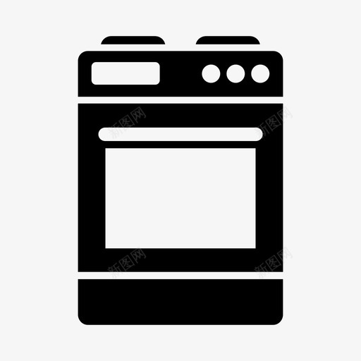 炉子厨师食物svg_新图网 https://ixintu.com 炉子 厨师 食物 厨房用具 烤箱