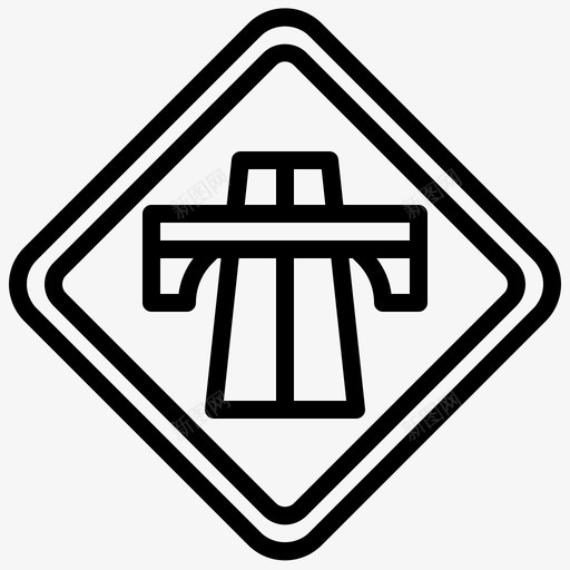 公路交通标志27线形svg_新图网 https://ixintu.com 公路 交通标志 线形