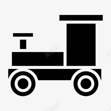 火车孩子玩具图标