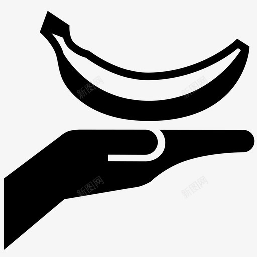 香蕉纤维食物svg_新图网 https://ixintu.com 香蕉 纤维 食物 水果 营养 车前草