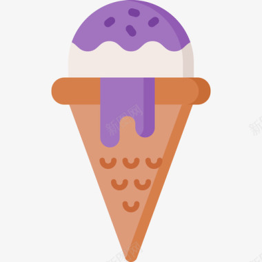 冰淇淋游行34号平铺图标
