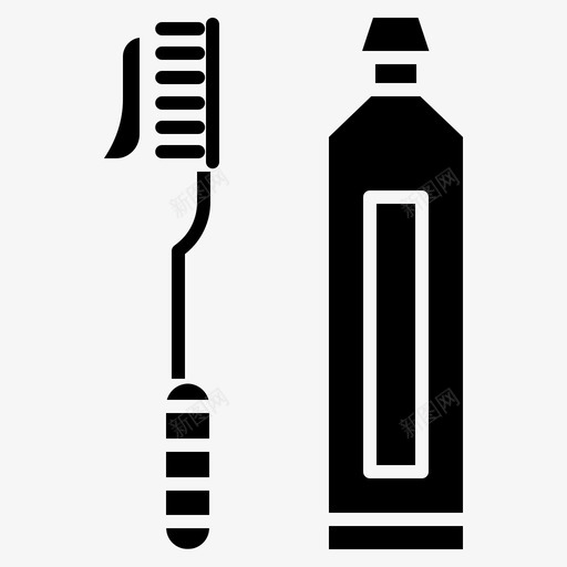 牙膏刷清洁卫生svg_新图网 https://ixintu.com 牙膏 清洁 卫生 安全