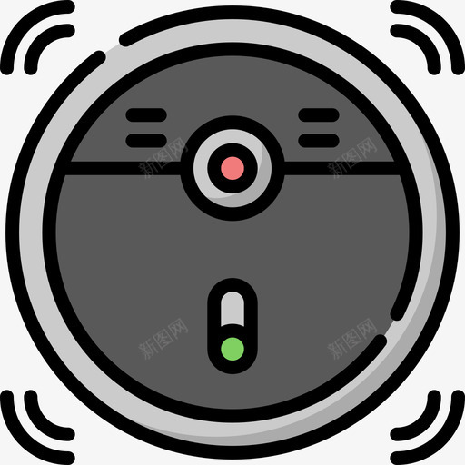 机器人真空domotics41线性颜色svg_新图网 https://ixintu.com 机器人 真空 domotics 线性 颜色