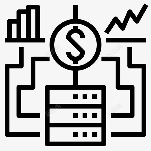 金融数据图表投资svg_新图网 https://ixintu.com 金融 数据 图表 投资 货币 数字 银行