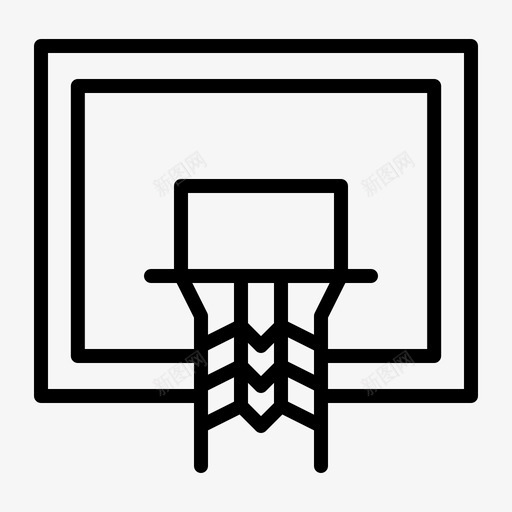 篮球球场网svg_新图网 https://ixintu.com 篮球 球场 体育 游戏