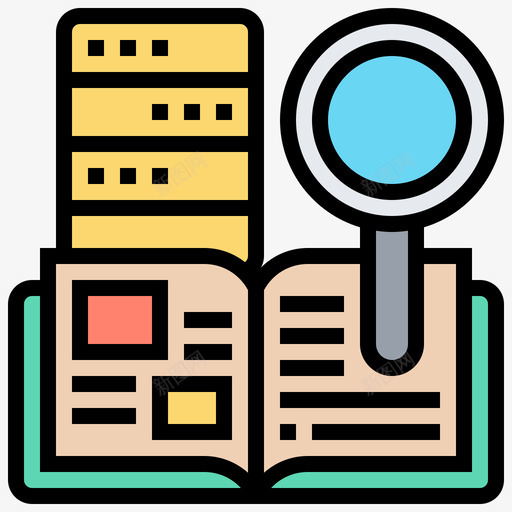 数据数据库管理14线性颜色svg_新图网 https://ixintu.com 数据 数据库 管理 线性 颜色