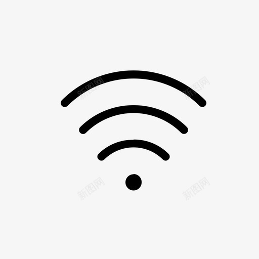 wifi通讯互联网svg_新图网 https://ixintu.com wifi 通讯 互联网 网络 ui