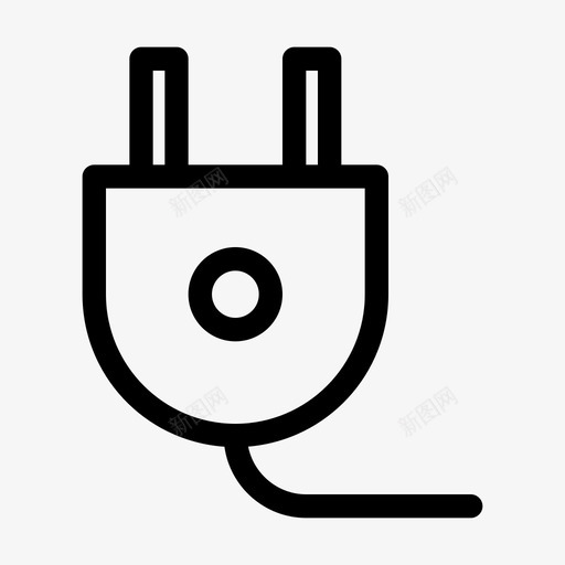 插头点烟器电气svg_新图网 https://ixintu.com 插头 点烟器 电气 墙上 网页设计 粗体 图标