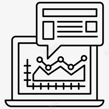 web页面消息数据分析数据信息图图标