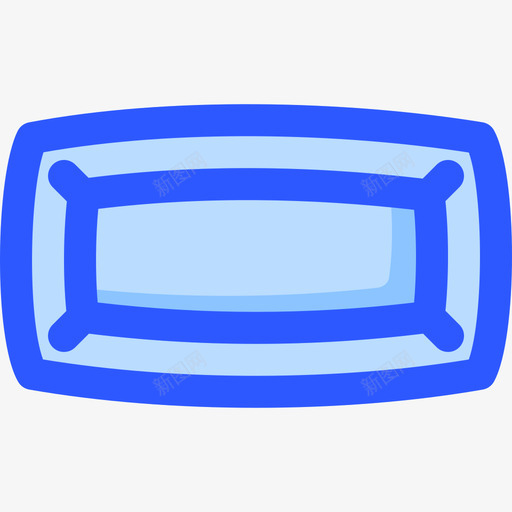 盘子餐具蓝色svg_新图网 https://ixintu.com 盘子 餐具 蓝色