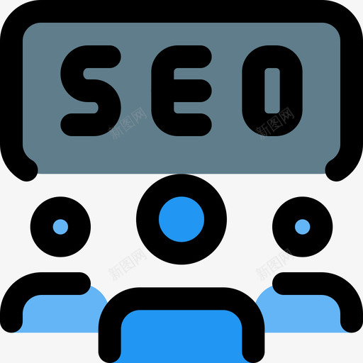 观众网络应用SEO5线性颜色svg_新图网 https://ixintu.com 观众 网络应用 SEO5 线性 颜色