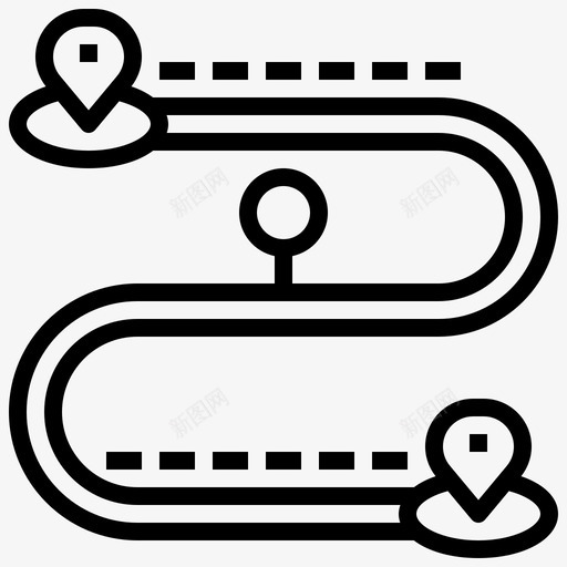 距离图表7线性svg_新图网 https://ixintu.com 距离 图表 线性