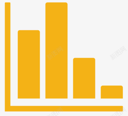代表个人数据柱状图图标
