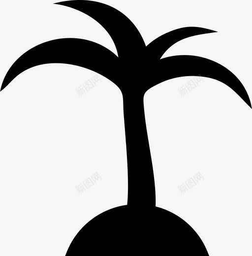棕榈树香蕉叶子svg_新图网 https://ixintu.com 棕榈树 香蕉 叶子