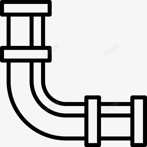 管道变型管道工40线性svg_新图网 https://ixintu.com 管道 变型 管道工 线性