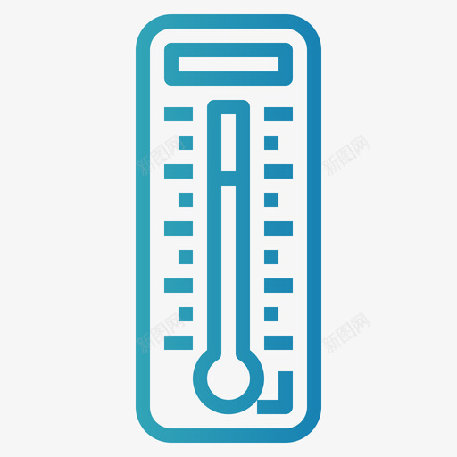 温度计冬季123梯度svg_新图网 https://ixintu.com 温度计 冬季 梯度