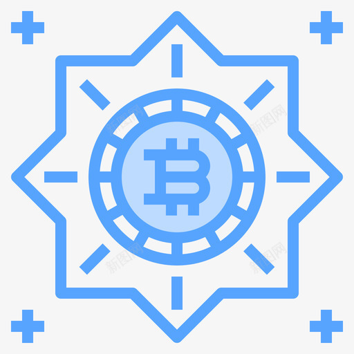 徽标比特币141蓝色svg_新图网 https://ixintu.com 徽标 比特 蓝色