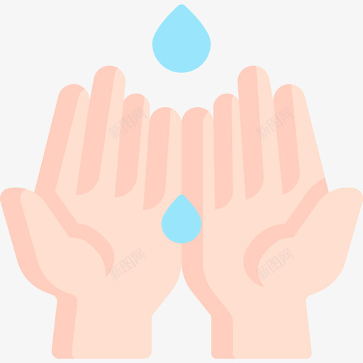 洗手卫生和消毒5平板svg_新图网 https://ixintu.com 洗手 卫生 消毒 平板