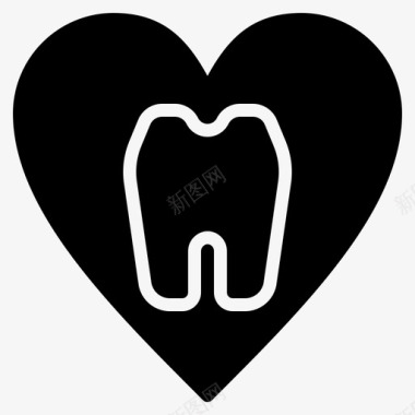 健康牙科医疗保健图标