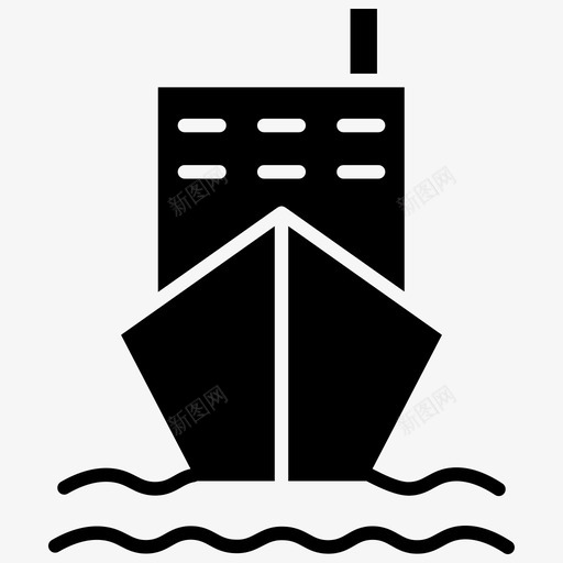 货船集装箱船物流1Blackfillsvg_新图网 https://ixintu.com 货船 集装箱船 物流 1Blackfill