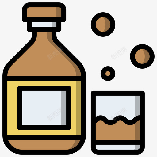 白兰地饮料31原色svg_新图网 https://ixintu.com 白兰地 饮料 原色