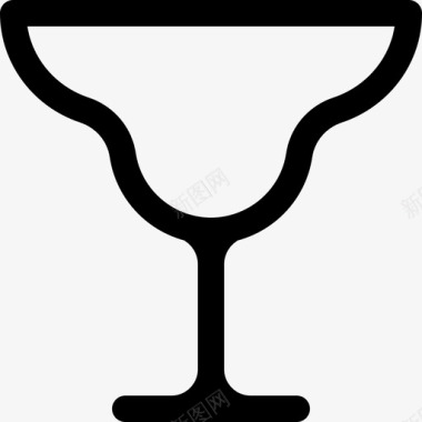 玻璃餐具2线性图标